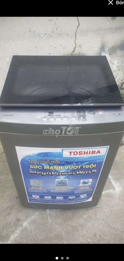 Máy giặt toshiba 8kg zin 100% có bảo hành