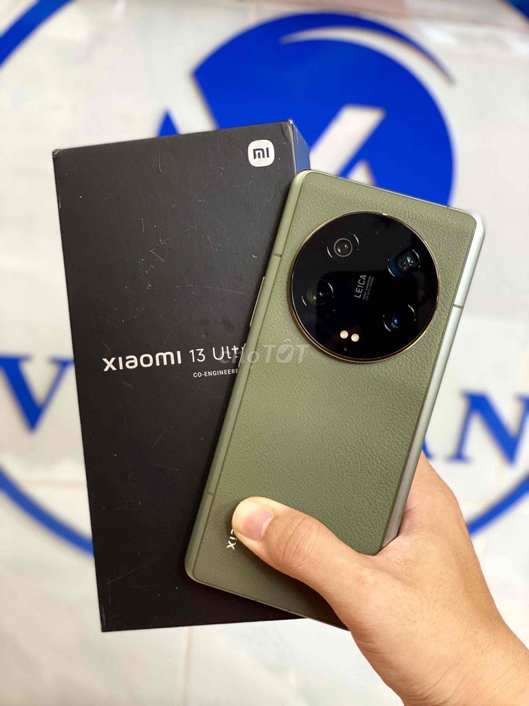 Xiaomi 13 Ultra (12/256GB) Xanh Rêu và đen. Mua bán Điện thoại tại Quận 11 Tp Hồ Chí Minh được đăng bởi Vinhanmobile hình 1