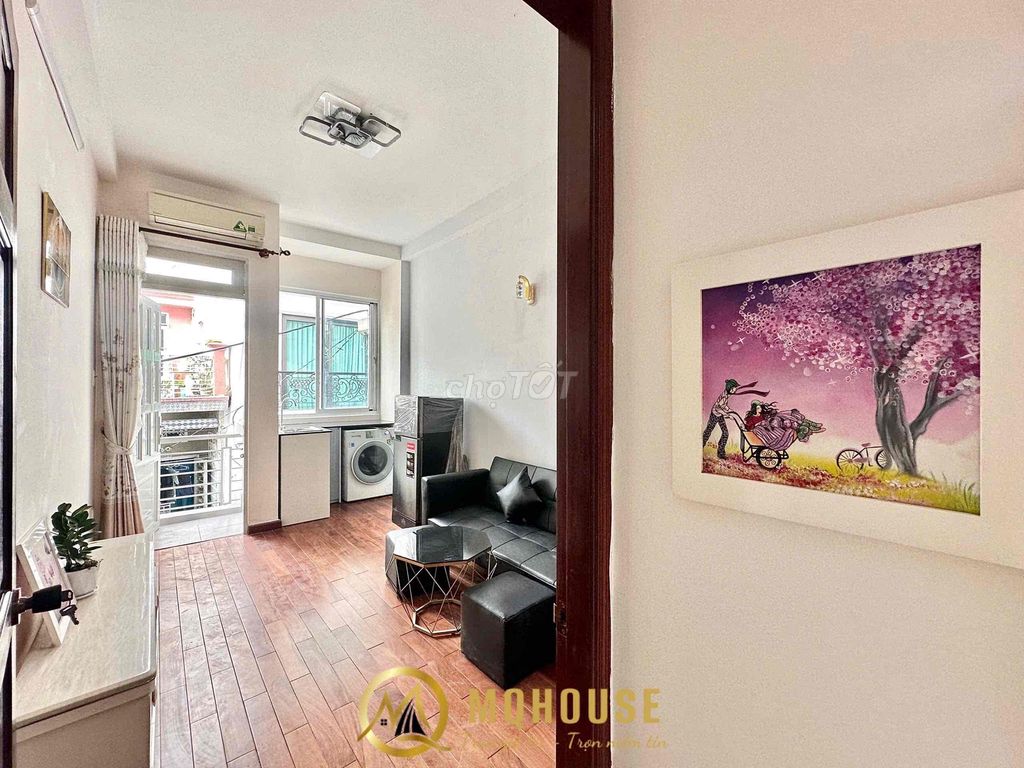 Căn Hộ 1PN Tách Bếp Có Ban Công FullNT Gần Cầu Công Lý Ngay Trung Tâm