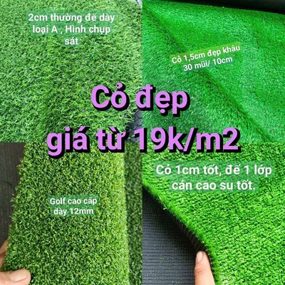Sale thảm cỏ nhân tạo mới 100% giá từ 19k/m2. Mua bán Cây cảnh, đồ trang trí tại Quận Tân Bình Tp Hồ Chí Minh được đăng bởi Tổng kho Thảm cỏ nhân tạo MN