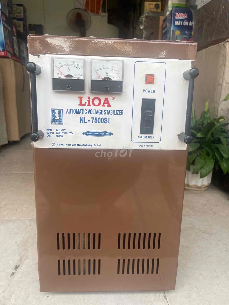 Ổn áp Lioa NL-7500SI Nâu Việt Nam. Mua bán Nội thất, đồ gia dụng khác tại Quận Long Biên Hà Nội được đăng bởi Quang Đạt hình 1