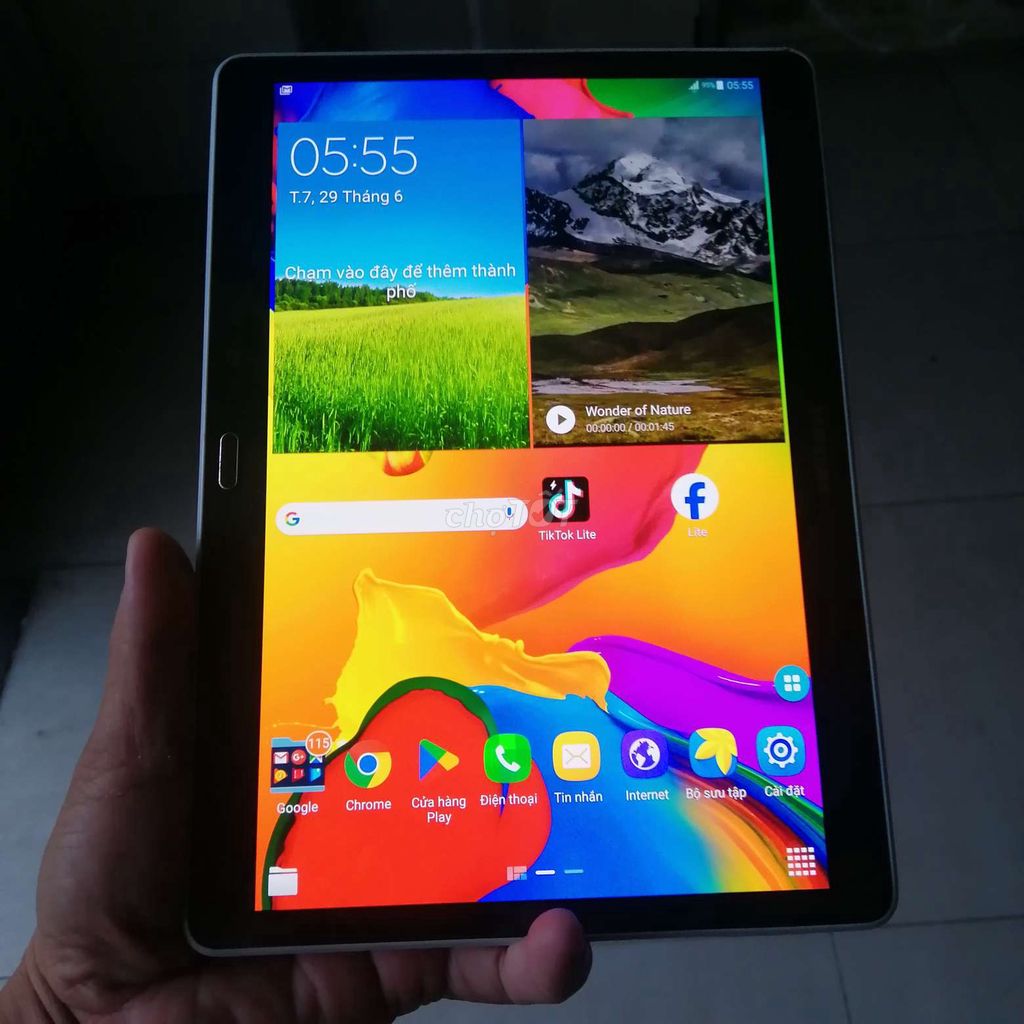 galaxy tab s 3gb)16gb màn hình 2k còn van tay