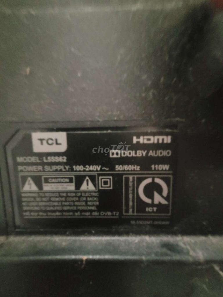 Tivi TCL L55S62 Đen. Mua bán Tivi, Âm thanh tại Quận 12 Tp Hồ Chí Minh được đăng bởi kim lâm hình 1