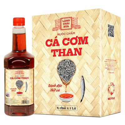 Thùng 6 chai nước chấm cá cơm than 1lit_ làng chài. Mua bán Đồ ăn, thực phẩm và các loại khác tại Huyện Bình Chánh Tp Hồ Chí Minh được đăng bởi thảo 