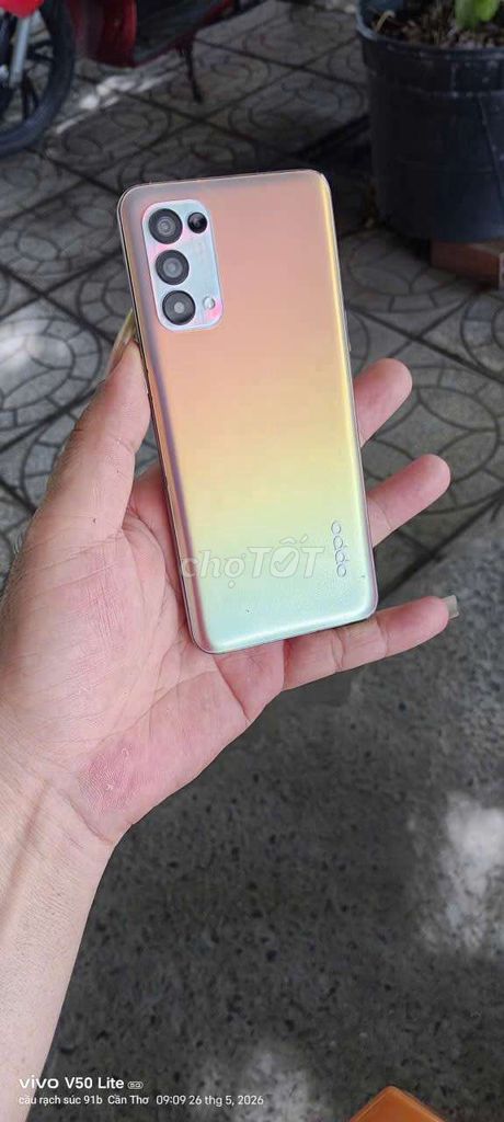 OPPO RENO 5 .8+8/ 128GB Vàng hồng. Mua bán Điện thoại tại Quận Bình Thuỷ Cần Thơ được đăng bởi cầu rạch súc 91b Nguyễn Văn Linh  hình 1