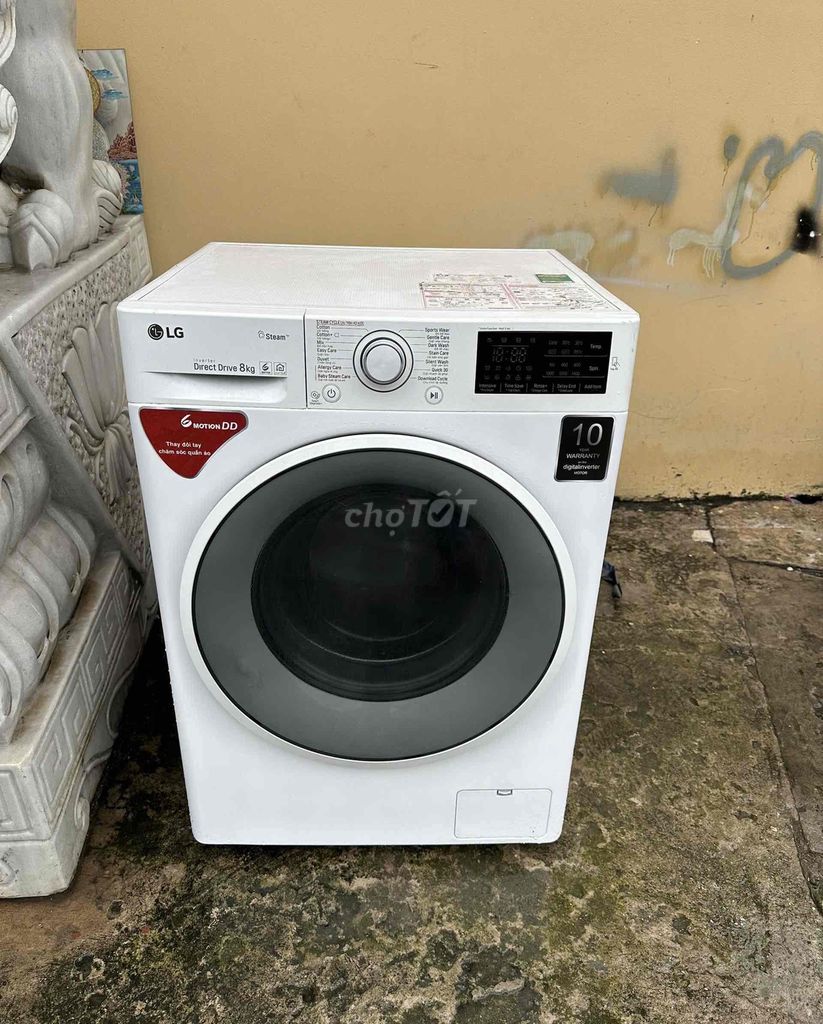 MÁY GIẶT LG 8KG INVERTER-MẶT KÍN ĐẸP- GIẶT VẮT ÊM. Mua bán Máy giặt tại Thành phố Thủ Đức Tp Hồ Chí Minh được đăng bởi Mii Mii hình 2