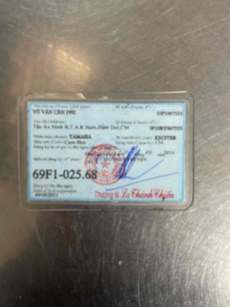 EXCITER 135 BS 69 HỖ TRỢ GÓP OĐ NỢ XẤU CÓ ĐỖI XE. Mua bán Xe máy tại Huyện Hóc Môn Tp Hồ Chí Minh được đăng bởi Khaianh  hình 11