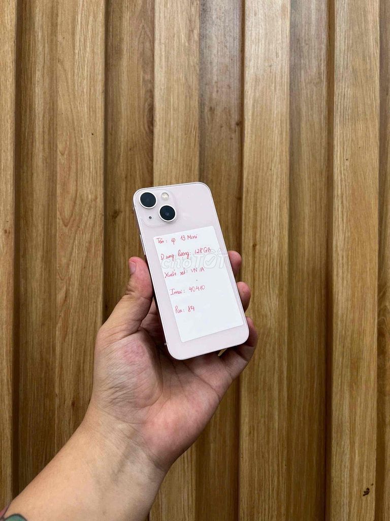 Apple iPhone 13 mini 128GB Hồng. Mua bán Điện thoại tại Quận Đống Đa Hà Nội được đăng bởi HaNoiMobile HT  hình 1