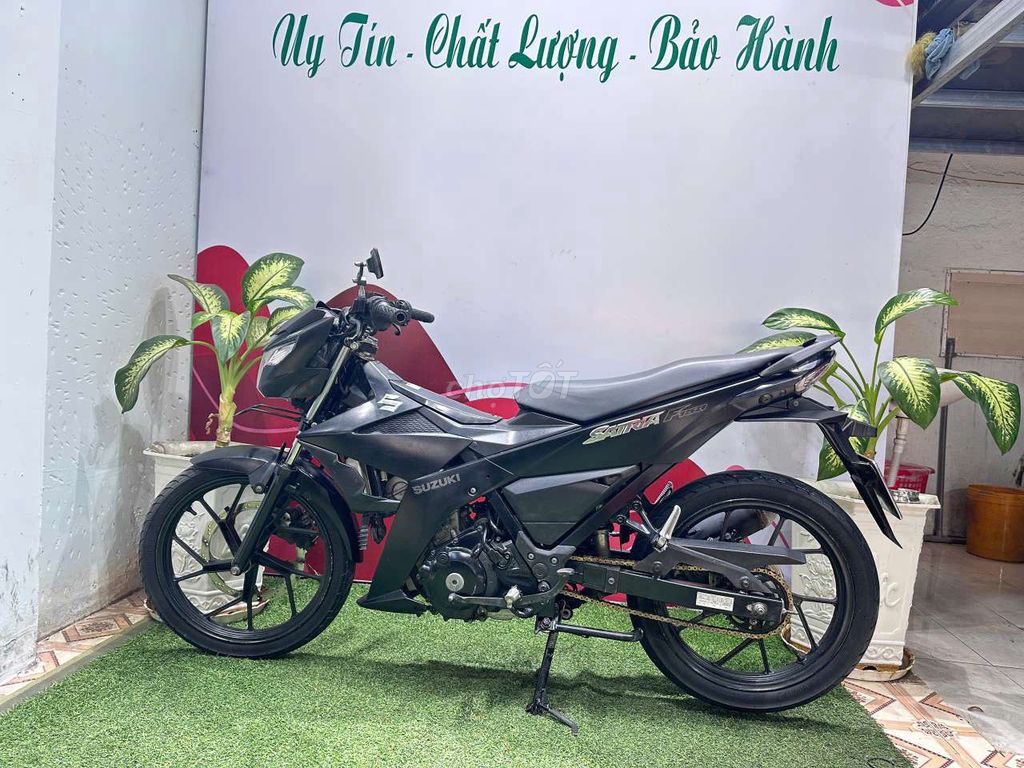 Suzuki Satria Đen Côn tay. Mua bán Xe máy tại Thị xã Phú Mỹ Bà Rịa - Vũng Tàu được đăng bởi Lê  Thanh Hải  hình 7