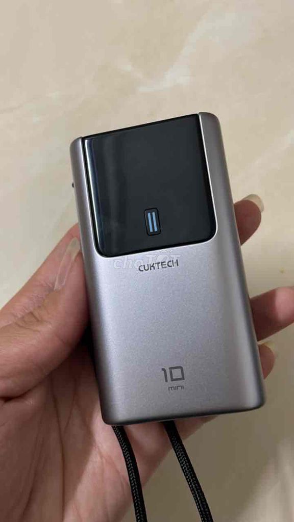 Pin dự phòng Cuktech 10 mini. Mua bán Phụ kiện (Màn hình, Chuột...) tại Thành phố Phan Rang-Tháp Chàm Ninh Thuận được đăng bởi Phạm Minh Tài hình 1