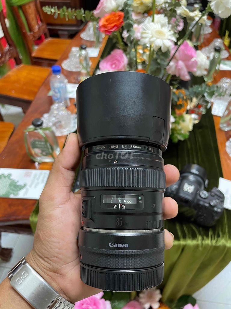 Ống kính Canon EF 85mm f/1.8 USM Đen. Mua bán Máy ảnh, Máy quay tại Huyện Cái Bè Tiền Giang được đăng bởi Duy Khanh hình 1