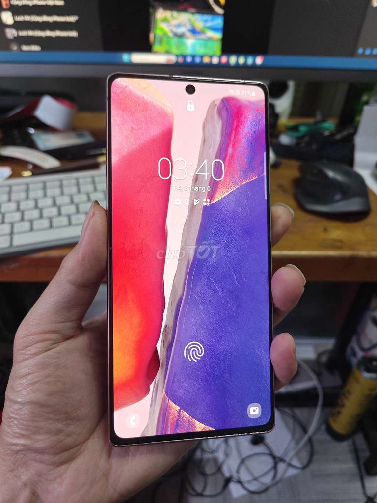 Samsung Galaxy Note 20 5G Đồng 98%. Mua bán Điện thoại tại Quận Gò Vấp Tp Hồ Chí Minh được đăng bởi Tiến hình 1
