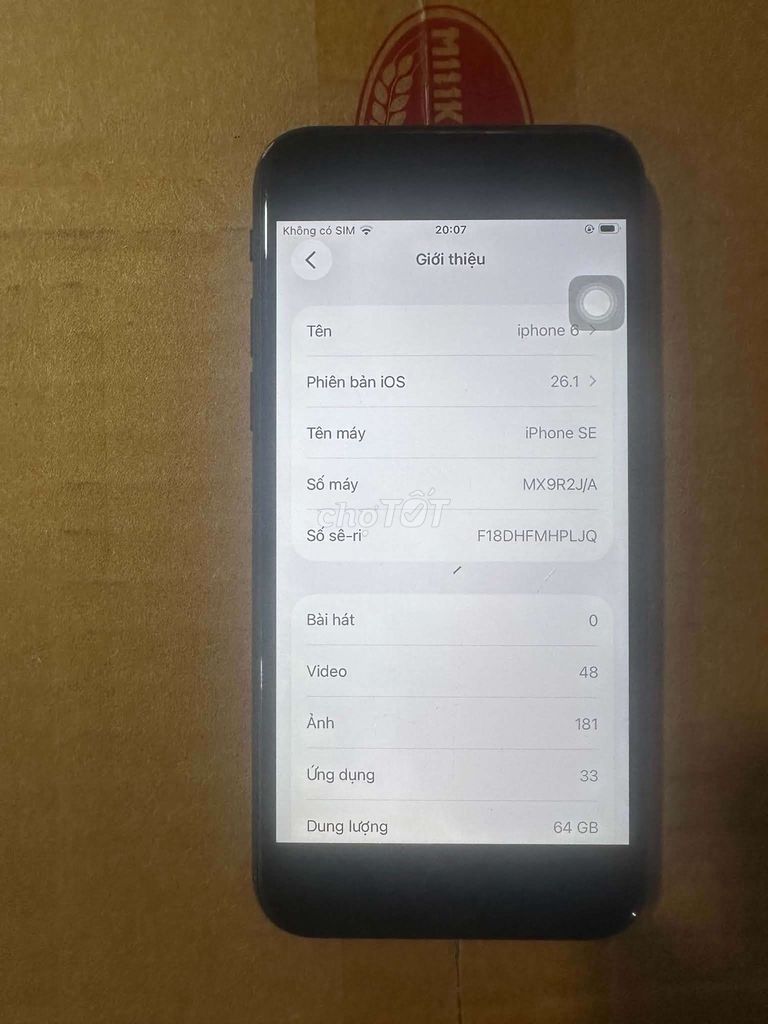 Apple iPhone SE 64GB . Mua bán Điện thoại tại Quận Hà Đông Hà Nội được đăng bởi Nguyễn Huy Hoàng hình 1
