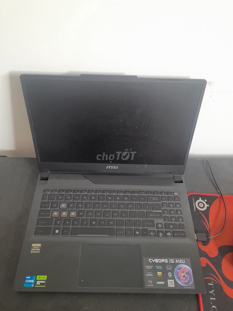 MSI Cyborg 15 A12U i5 Đen. Mua bán Laptop tại Quận Gò Vấp Tp Hồ Chí Minh được đăng bởi Hiệp Huỳnh Ngọc hình 1