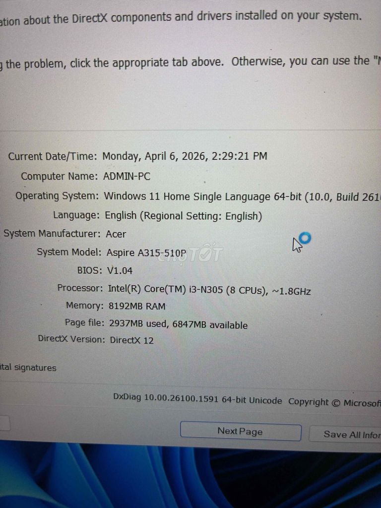 acer i3 đời 2024 máy nữ xài. Mua bán Laptop tại Thành phố Biên Hòa Đồng Nai được đăng bởi Phú PC Laptop hình 1
