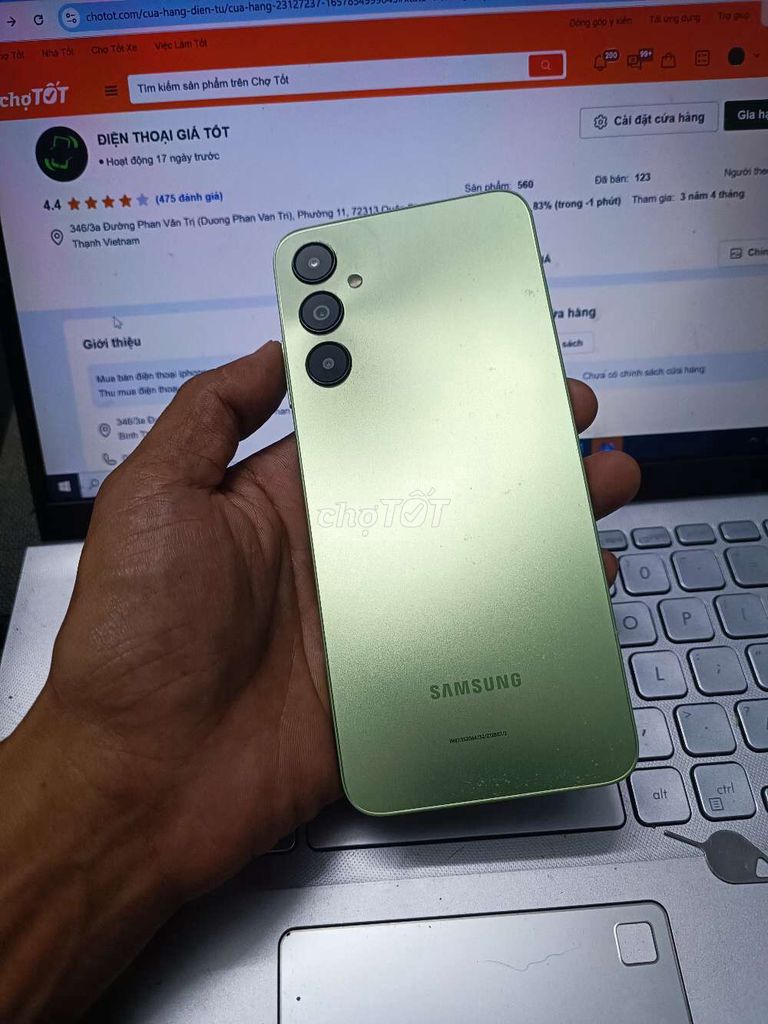 SAMSUNG A05S 4GB.128GB PIN 5000 SNAP 680 MÁY ZIN. Mua bán Điện thoại tại Quận Bình Thạnh Tp Hồ Chí Minh được đăng bởi Dân Mobile hình 1