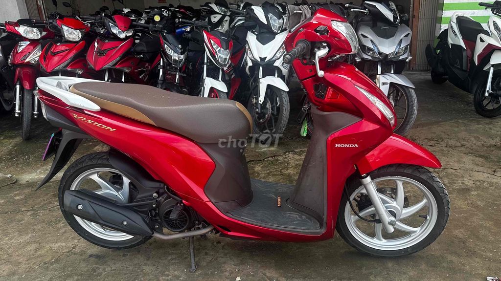 Honda Vision 2019 đỏ ( hỗ trợ góp ). Mua bán Xe máy tại Huyện Chợ Mới An Giang được đăng bởi Cửa hàng xe Thiên Phước 2 hình 1