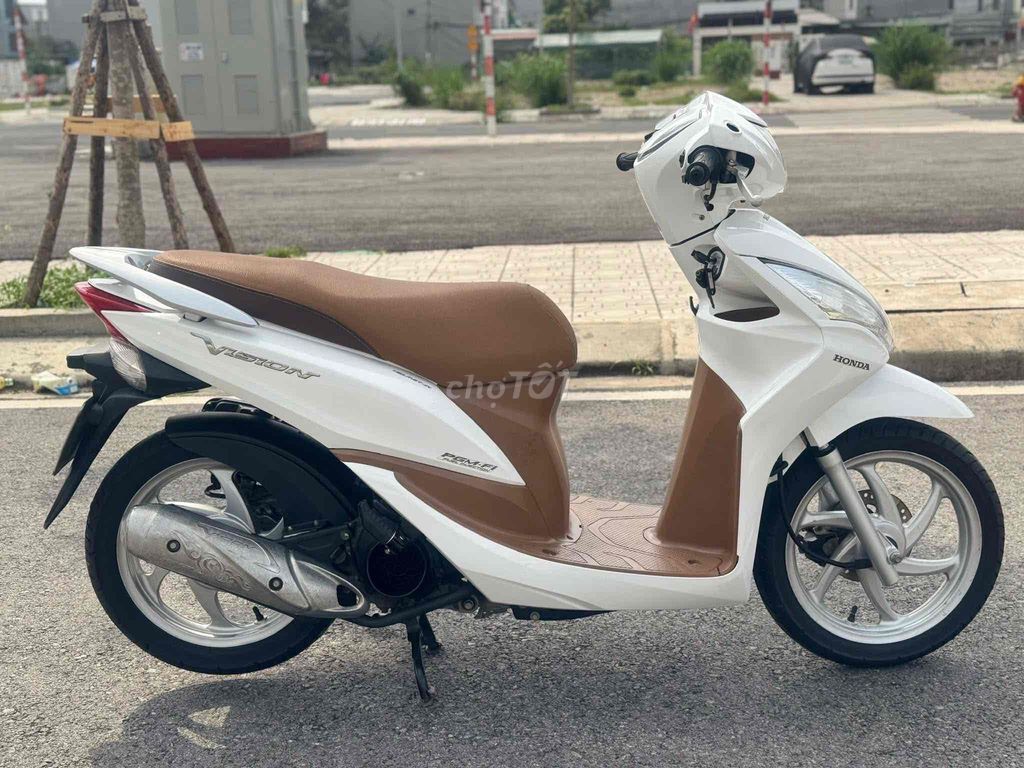 Vision Trắng Nâu. Mua bán Xe máy tại Quận Lê Chân Hải Phòng được đăng bởi Xe Máy Thương Hường  hình 6