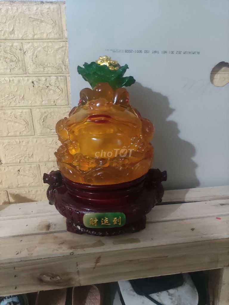 Tượng Ông Cóc Tài Lộc Vàng. Mua bán Đồ sưu tầm, đồ cổ tại Quận Hai Bà Trưng Hà Nội được đăng bởi Thế Thiện hình 1