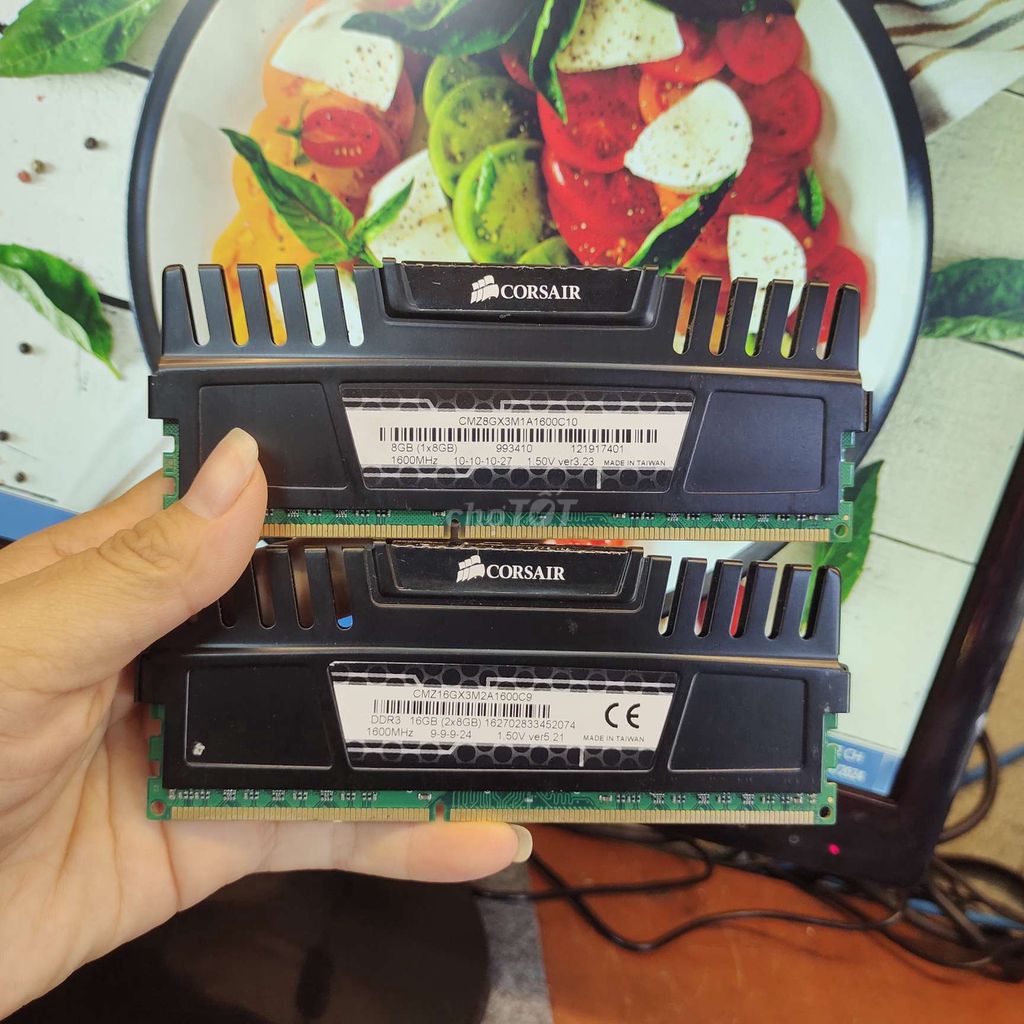 🍓RAM DDR3 TẢN CORSAIR 8GB AE LẮP MÁY ỔN ĐỊNH