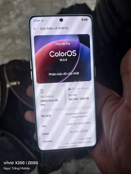 Oppo Find X6 Pro 16GB/256GB Nâu Đã sử dụng. Mua bán Điện thoại tại Quận 5 Tp Hồ Chí Minh được đăng bởi Hội Đồ Điện Tử hình 1