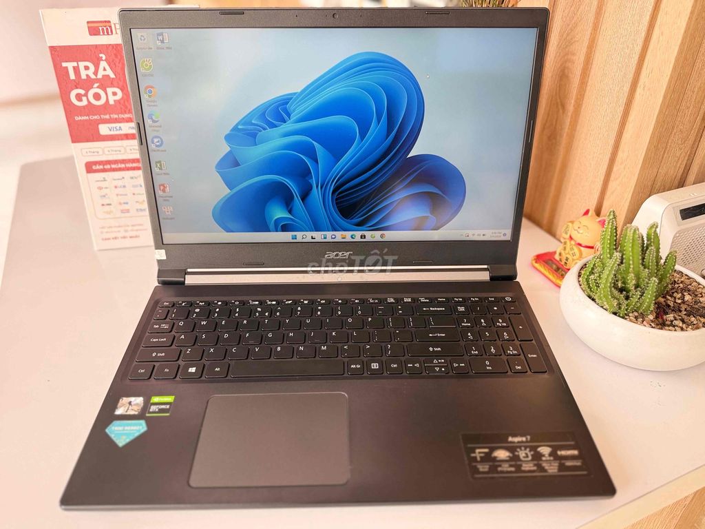 Acer Aspire 7 A715-42G/Ryzen5 5500/8G/512G/GTX1650. Mua bán Laptop tại Quận Ninh Kiều Cần Thơ được đăng bởi Cầm Đồ Thànhmobile cần thơ hình 1