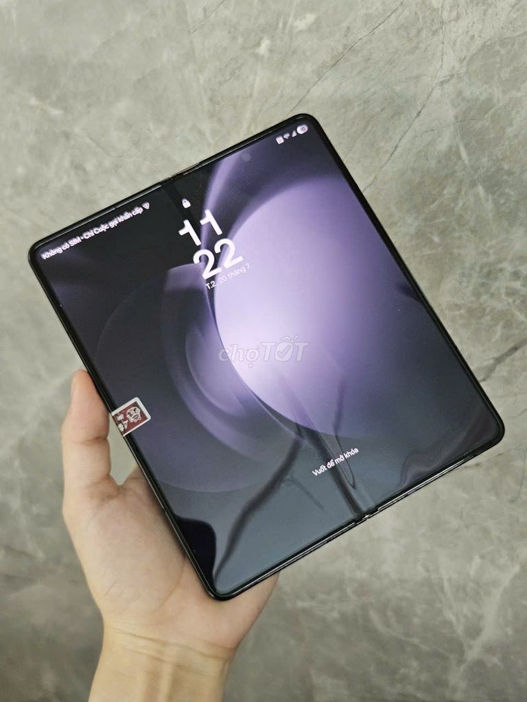 Samsung Galaxy Z Fold5 512GB Đen. Mua bán Điện thoại tại Quận Thanh Khê Đà Nẵng được đăng bởi Vietphones Store 16 Kỳ Đồng hình 1