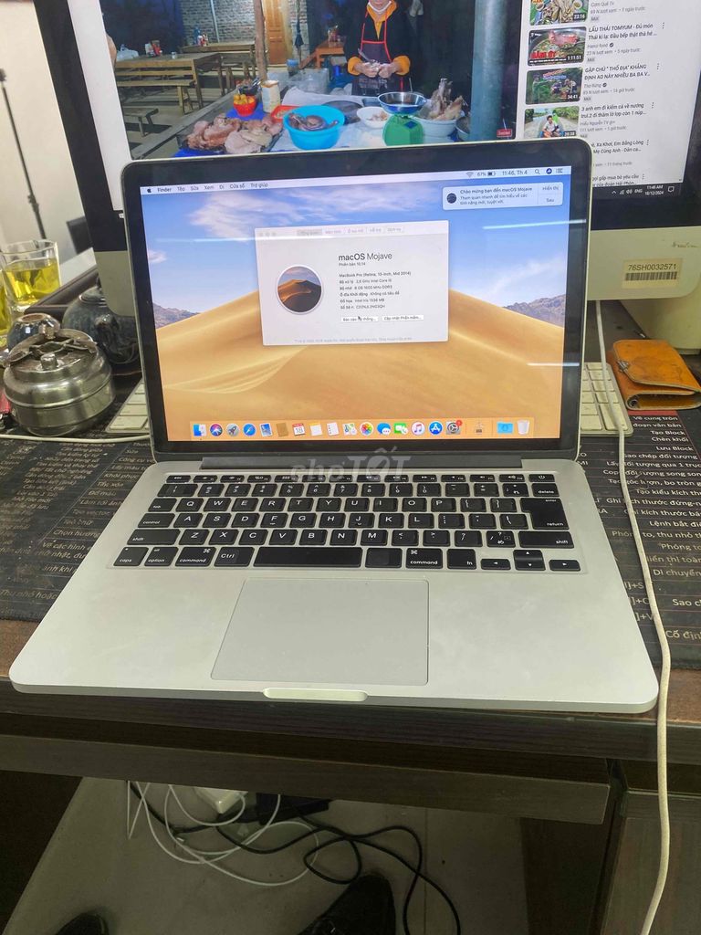 macbook pro 2014 i5 ram 8 ssd 128 màn 13