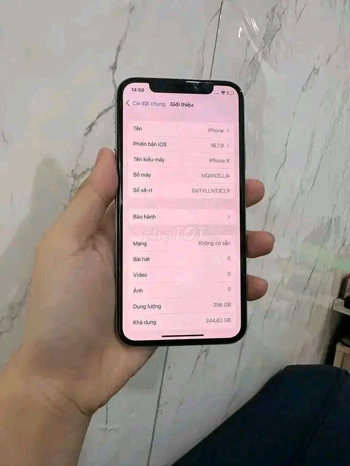 Apple iPhone X 256GB Bạc Like New. Mua bán Điện thoại tại Quận 10 Tp Hồ Chí Minh được đăng bởi Hội Đồ Điện Tử hình 1