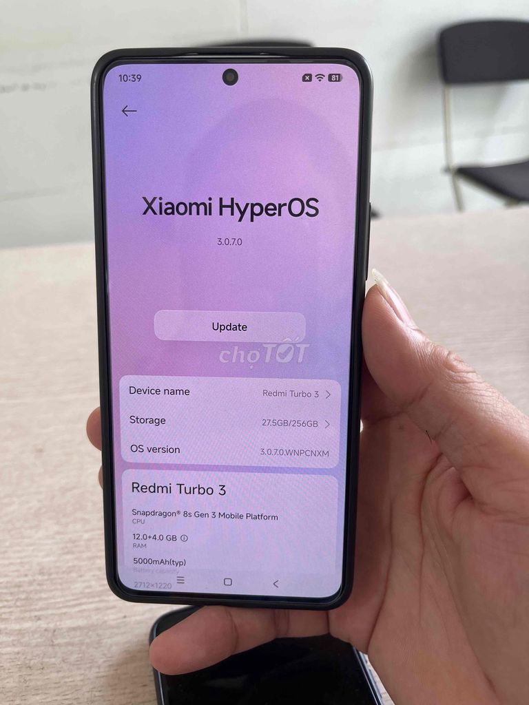 RedmiTurbo3 12GB/256GB máy full rin game cực mạnh. Mua bán Điện thoại tại Quận Hải Châu Đà Nẵng được đăng bởi phan văn hiệp hình 1