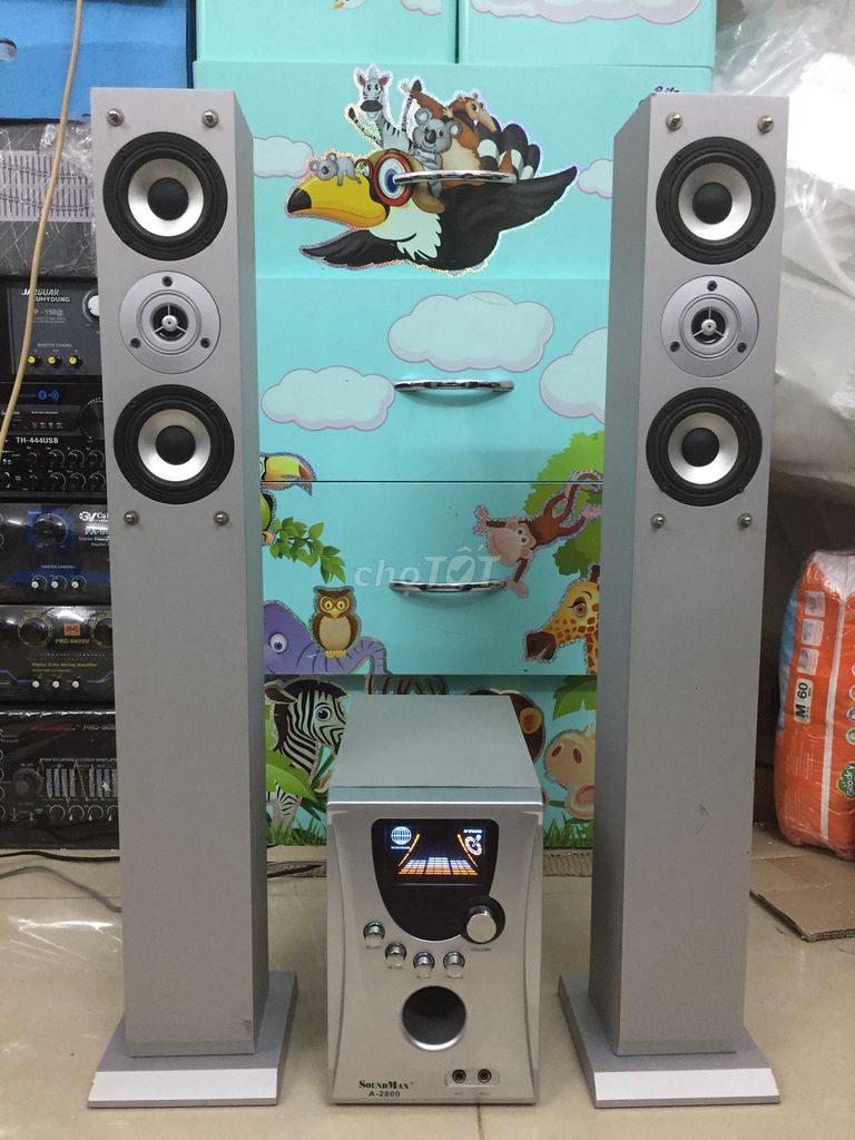 DÀN Loa đứng Soundmax A-2800 GẮN MICRO Hát Karaoke. Mua bán Tivi, Âm thanh tại Quận 3 Tp Hồ Chí Minh được đăng bởi DIỄM hình 1
