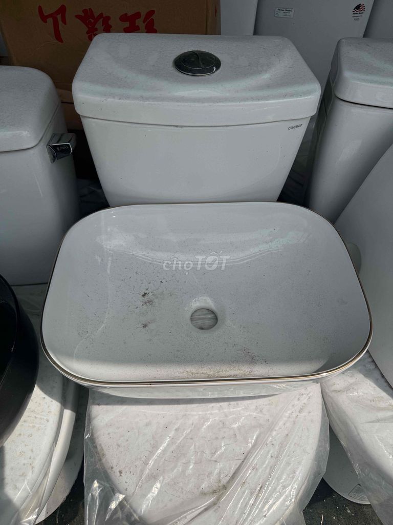 Lavabo đặt bàn Caesar, Inax, Draco, HOKASITA. Mua bán Thiết bị vệ sinh, nhà tắm tại Thành phố Thủ Đức Tp Hồ Chí Minh được đăng bởi Đào Thắng hình 1