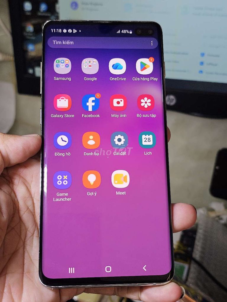 Samsung Galaxy S10+ 128GB đẹp 98% giá rẻ . Mua bán Điện thoại tại Quận 8 Tp Hồ Chí Minh được đăng bởi Thiên Hòa mobile  hình 1