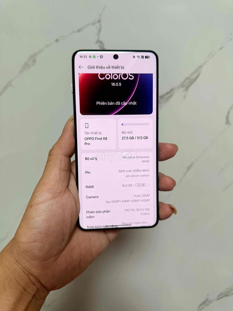 Oppo Find X8 Pro 512GB Trắng Keng 99% nội địa. Mua bán Điện thoại tại Quận 6 Tp Hồ Chí Minh được đăng bởi Ryan Huynh hình 1