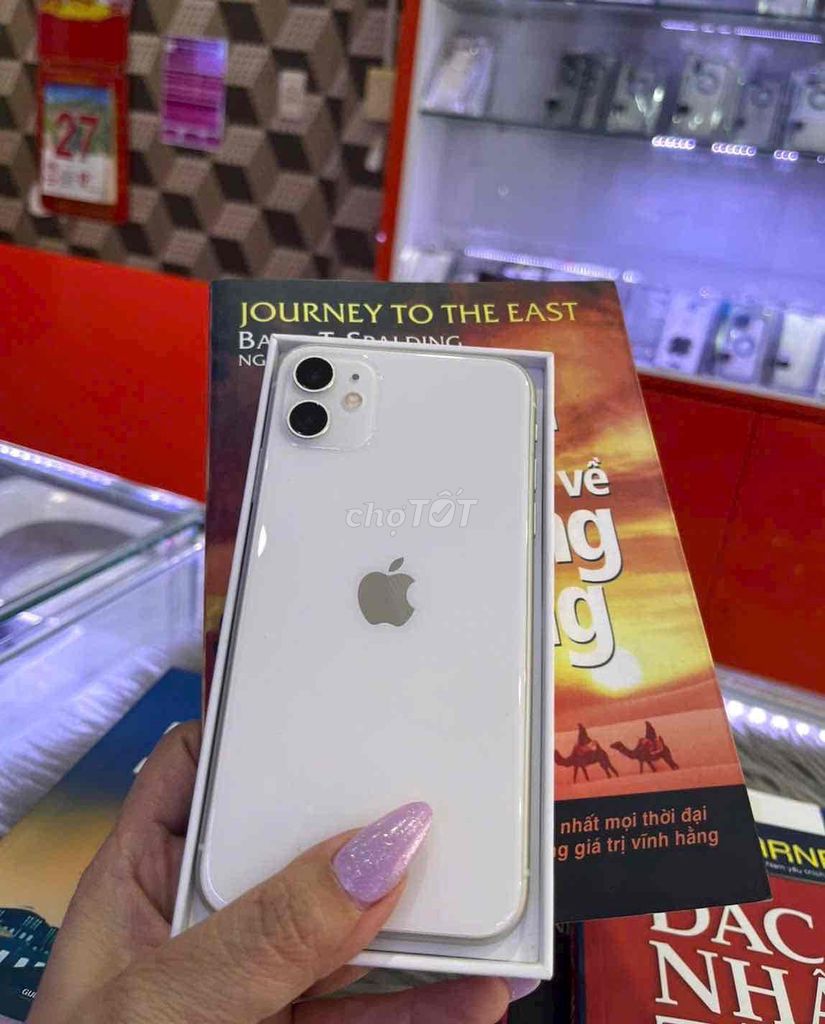 iphone 11 trắng 128gb qtế mỹ pin new 100 zin keng. Mua bán Điện thoại tại Quận 3 Tp Hồ Chí Minh được đăng bởi Nam Á Mobile hình 1