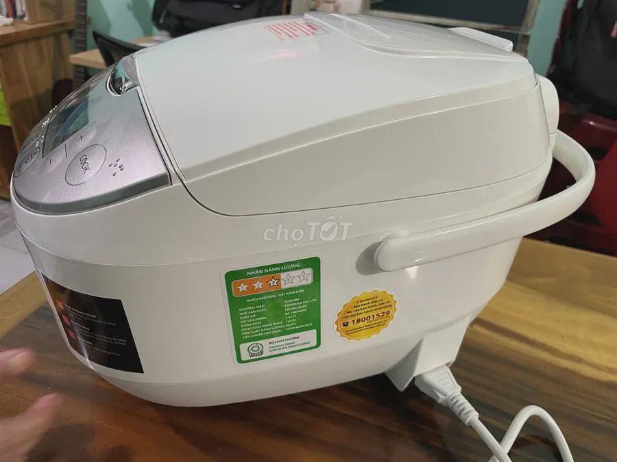 Nồi cơm điện Toshiba RC-18DH2PV(W). Mua bán Bếp, lò, đồ điện nhà bếp tại Thành phố Vĩnh Long Vĩnh Long được đăng bởi Duy Lê hình 1