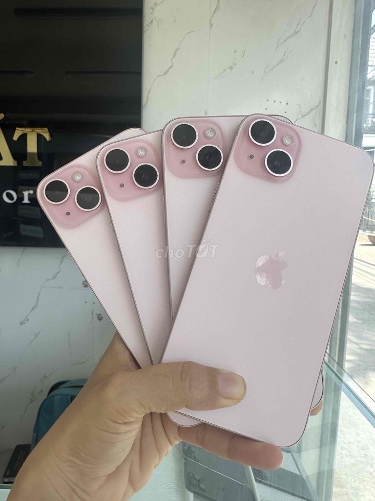 15 PlusHồng 128GB, Quốc Tế, Zin all, Full, GÓP. Mua bán Điện thoại tại Quận Bình Tân Tp Hồ Chí Minh được đăng bởi THUẬN PHÁT MOBILE hình 1