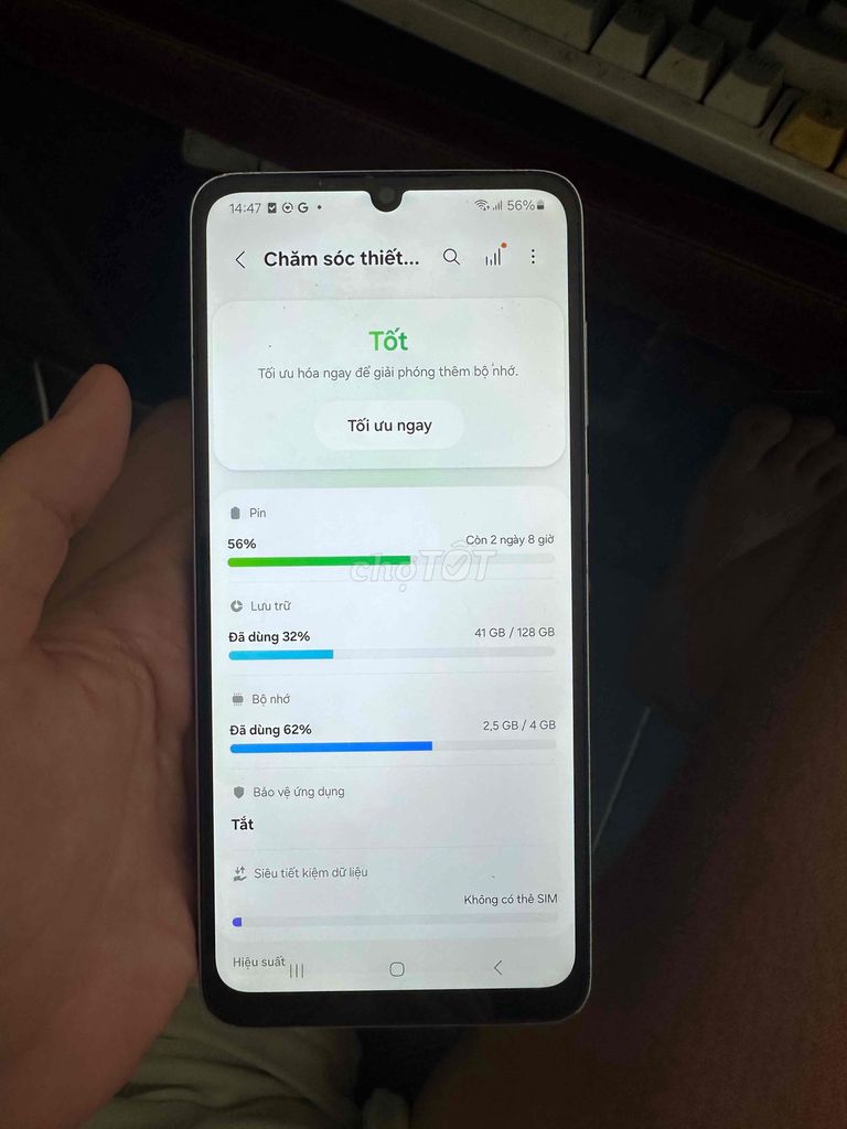 Samsung A05 4GB 128GB Bạc. Mua bán Điện thoại tại Thành phố Dĩ An Bình Dương được đăng bởi Nguyễn Hải hình 1