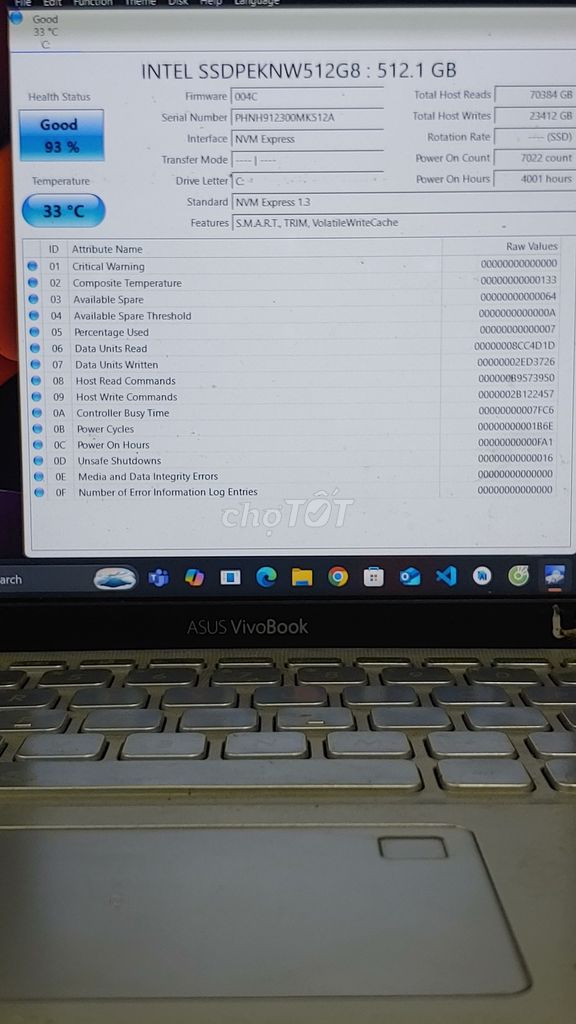 Asus Vivobook 14 A412F 512GB Bạc. Mua bán Laptop tại Thành phố Thủ Đức Tp Hồ Chí Minh được đăng bởi Tuan hình 1