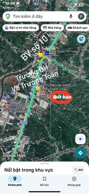 bán gấp lô đất thổ cư kế đại học Võ Trường toản cách QL1A 800m