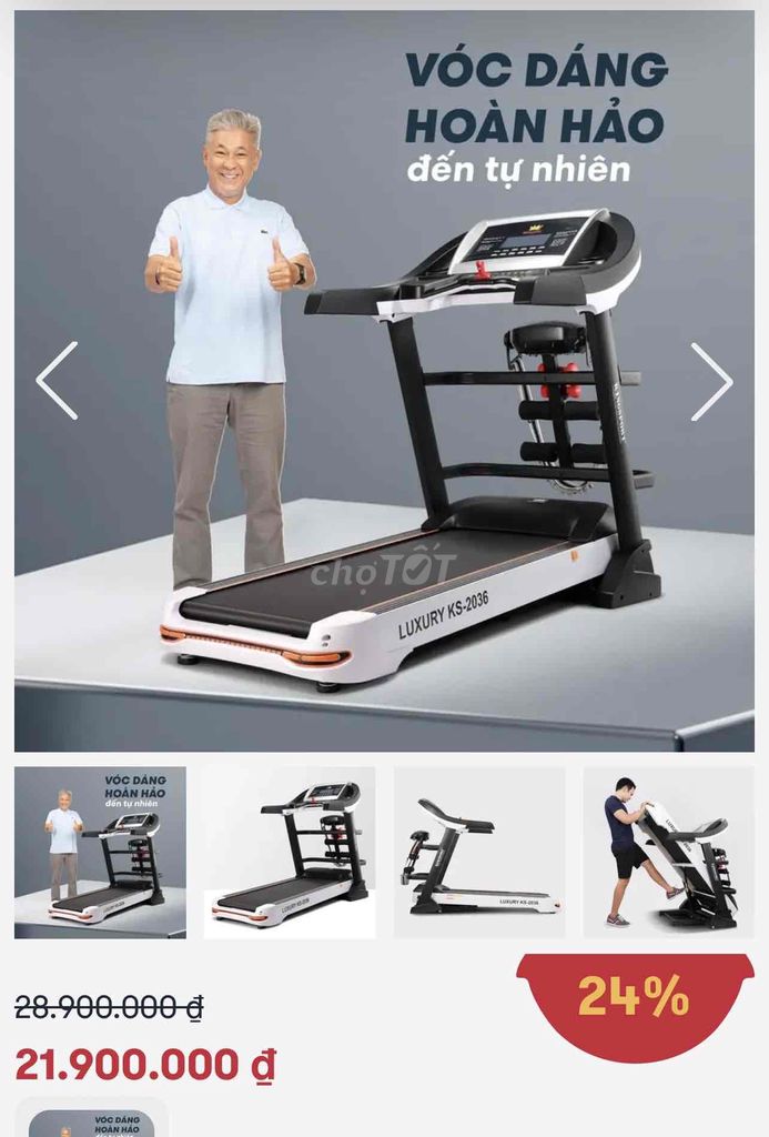 Máy chạy bộ King Sport KS 2036