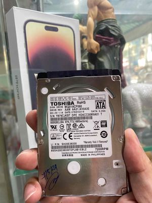 Ổ cứng 500G Toshiba slim 7200rpm Good chuẩn usa