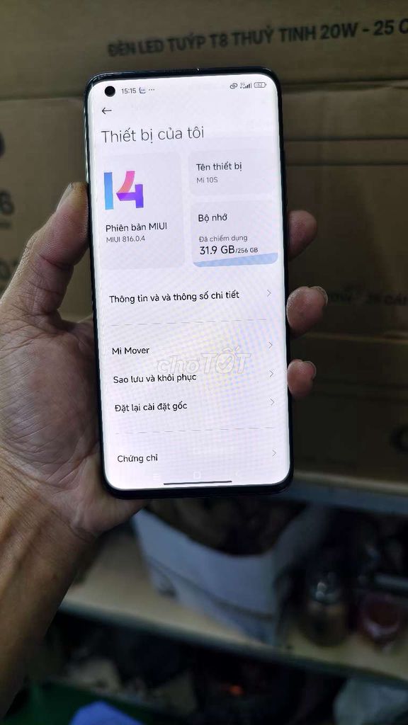 Xiaomi Mi 10S 12GB/256GB đen. Mua bán Điện thoại tại Thành phố Thủ Đức Tp Hồ Chí Minh được đăng bởi hoàng thạch hình 1