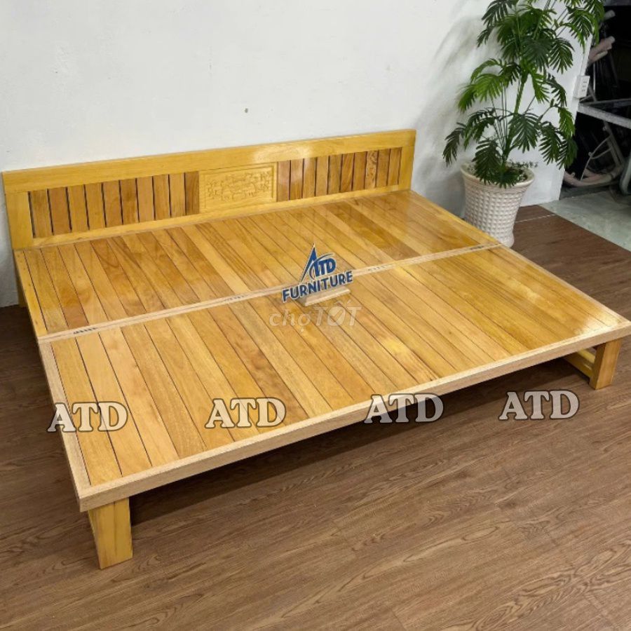 Giường gấp Gỗ Nâu vàng 1m9x1m2. Mua bán Giường, chăn ga gối nệm tại Huyện Bình Chánh Tp Hồ Chí Minh được đăng bởi Nhi Nguyen Nội thất ATD hình 1