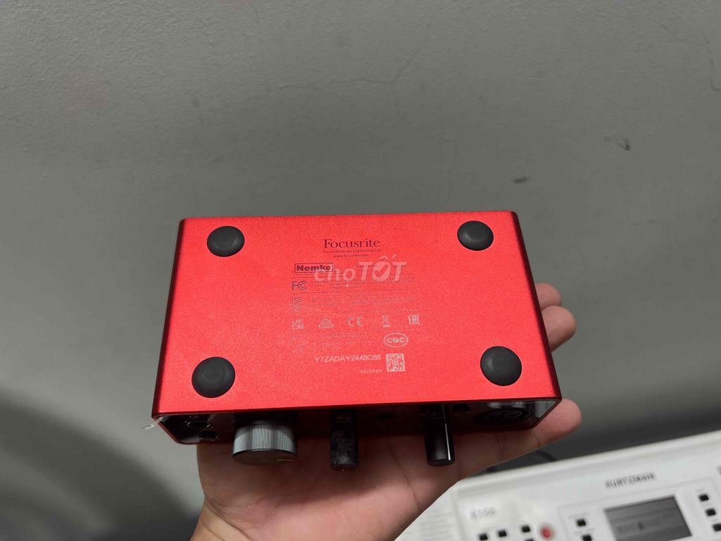 Soundcard Focusrite Scarlett Solo Gen 3 funbox99%. Mua bán Tivi, Âm thanh tại Quận Bình Tân Tp Hồ Chí Minh được đăng bởi Chí Cường hình 1
