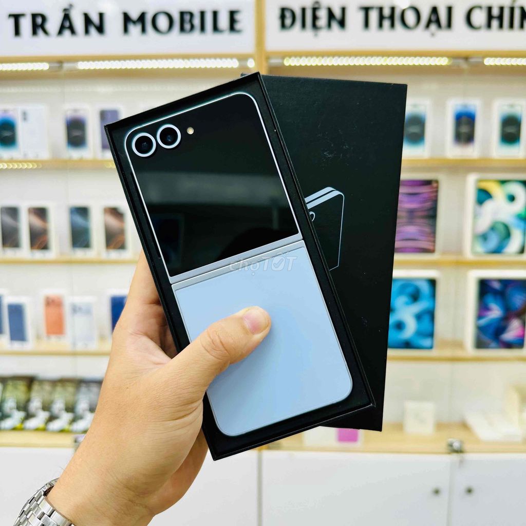 🔴SAMSUNG Z FLIP 6 BLUE 12/256GB VN FULBOX BH6/2026. Mua bán Điện thoại tại Quận Ninh Kiều Cần Thơ được đăng bởi Nghĩa Trần Mobile hình 1