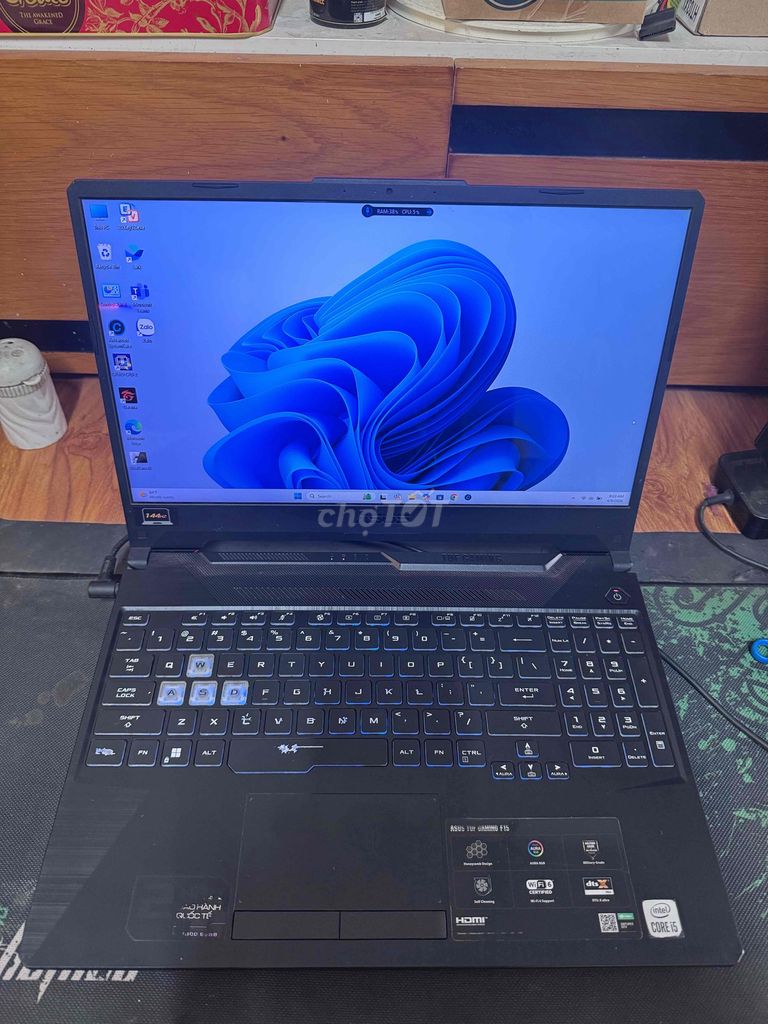 Asus TUF F15 i5 Gen 10 8GB Đen. Mua bán Laptop tại Thành phố Biên Hòa Đồng Nai được đăng bởi HOANG ANH hình 1