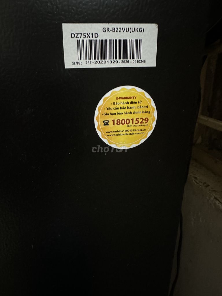 Tủ lạnh Toshiba GR-B22VU (UKG) – 180L - Đã qua SD. Mua bán Tủ lạnh tại Quận 12 Tp Hồ Chí Minh được đăng bởi Thông Nguyễn hình 6