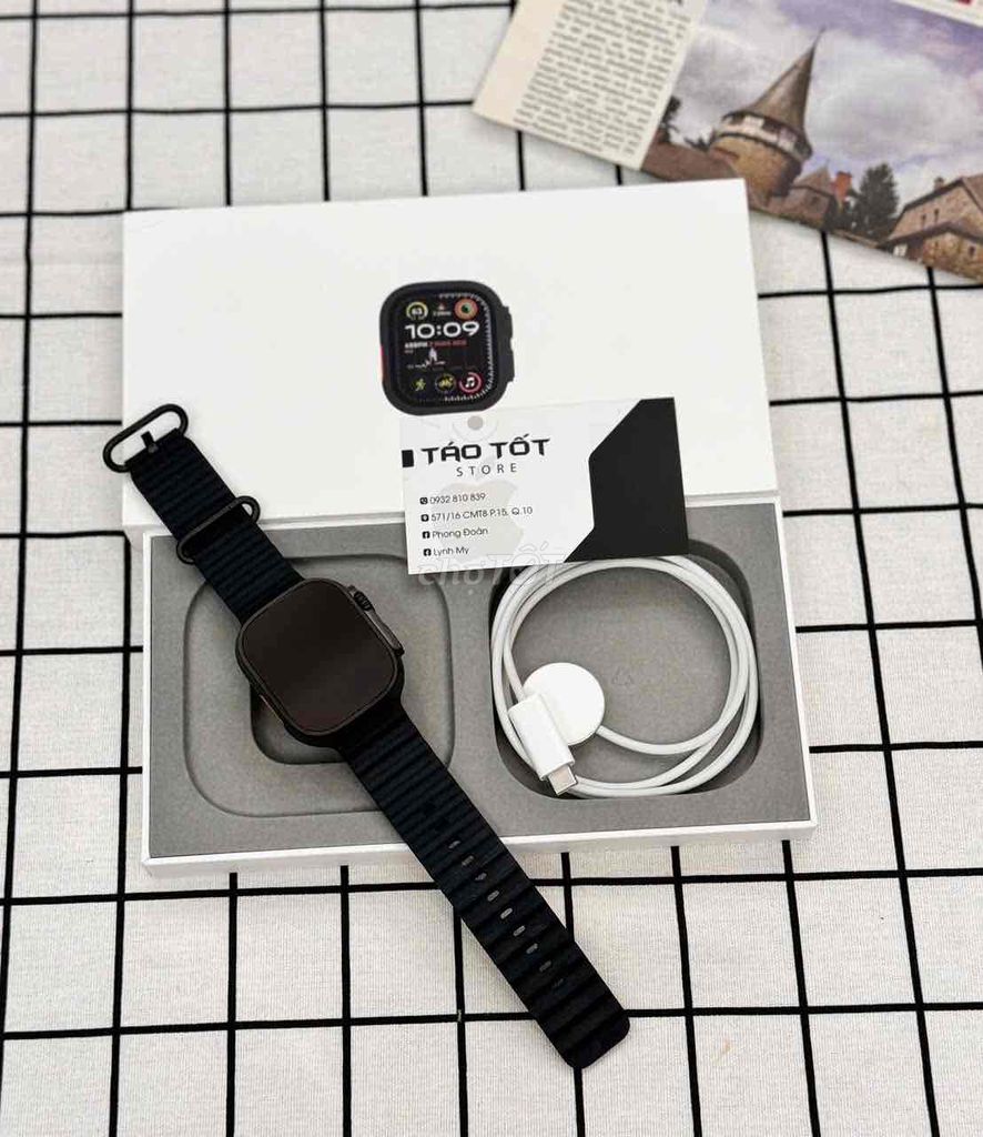 Apple wacth Ultra 2 titan black Esim fulbox new