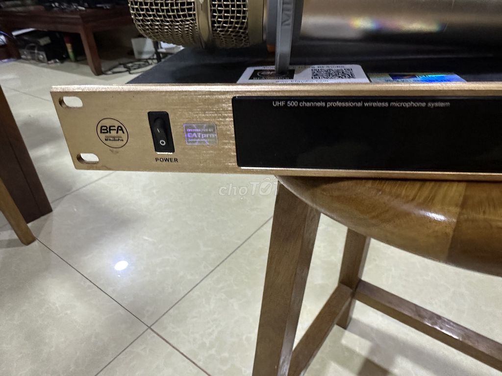 Micro không dây BF Audio J11 Vàng đồng Đài Loan. Mua bán Tivi, Âm thanh tại Quận Tân Bình Tp Hồ Chí Minh được đăng bởi Vu Bao Thịnh hình 1